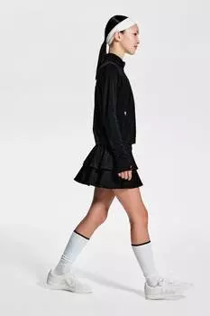 Юбка для тенниса с воланами и драйммоувом H&M, черный
