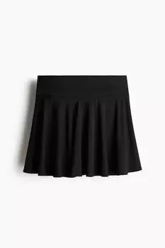Юбка для тенниса в круг, выкроенная методом drymove H&M, черный