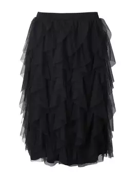 Юбка до колена Angel of Style Rock, черный