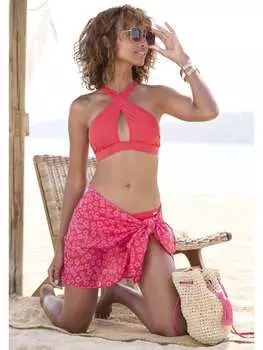 Юбка до колена Buffalo, цвет rot-pink bedruckt