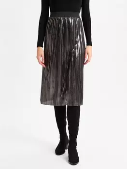 Юбка до колена CARTOON Rock, цвет schwarz silber