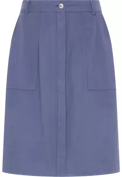 Юбка до колена DreiMaster Freizeit, синий