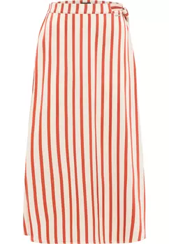 Юбка до колена DreiMaster, красный