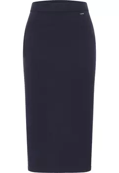 Юбка до колена DreiMaster Strick, морской