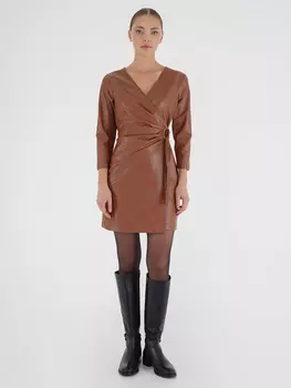 Юбка до колена Freshlions Kleid Zelina', коричневый