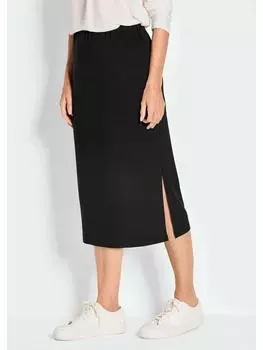 Юбка до колена GOLDNER, черный