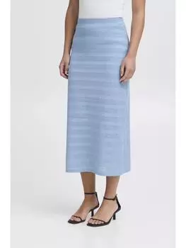 Юбка до колена ICHI, синий