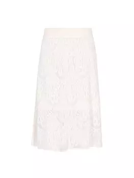 Юбка до колена IZIA, белый