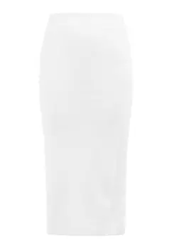 Юбка до колена IZIA Strick, белый