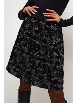 Юбка до колена Kaffe Rock, черный