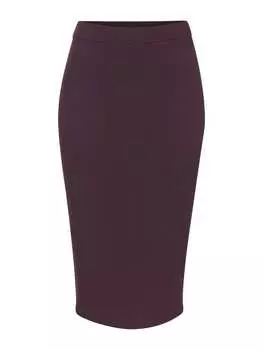 Юбка до колена LASCANA, цвет burgunder