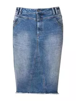 Юбка до колена LAURASN, цвет blue denim