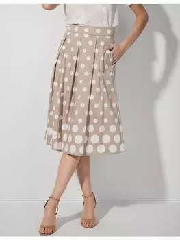 Юбка до колена More & More, серо-коричневый