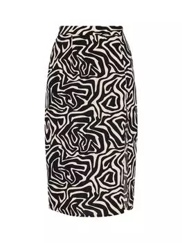 Юбка до колена myMo ROCKS, цвет black white