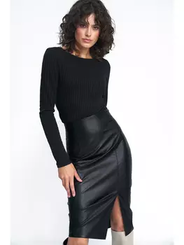 Юбка до колена Nife, черный