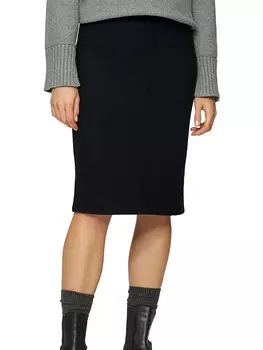 Юбка до колена s.Oliver, черный