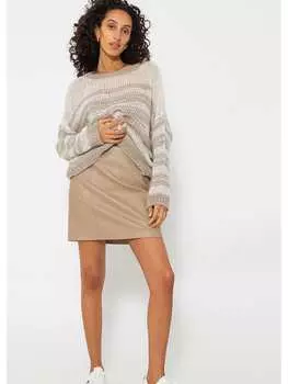 Юбка до колена SASSYCLASSY, бежевый