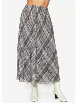 Юбка до колена SASSYCLASSY, серый