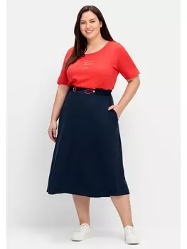 Юбка до колена sheego, ночной синий