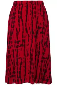 Юбка до колена Studio Untold, цвет salsa