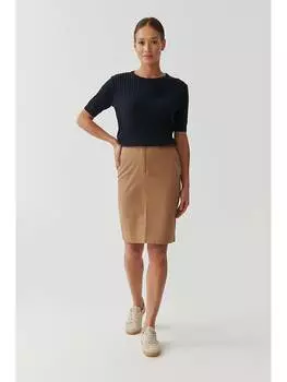 Юбка до колена TATUUM, светло-коричневый
