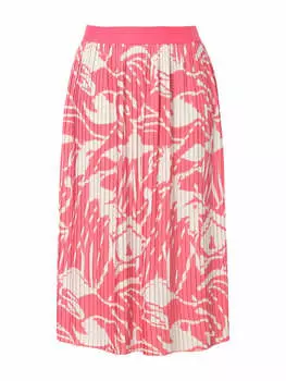 Юбка до колена Ulla Popken, цвет dunkel koralle