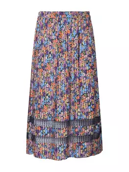 Юбка до колена Ulla Popken Plisseerock, цвет krftiges orange