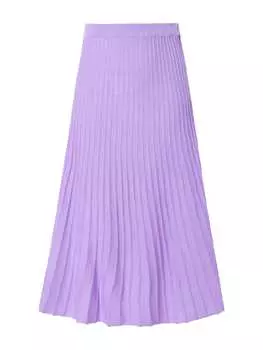 Юбка до колена Ulla Popken Rock, цвет lavendel