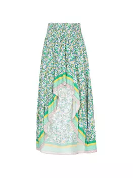 Юбка до колена usha FESTIVAL, цвет green multicolor