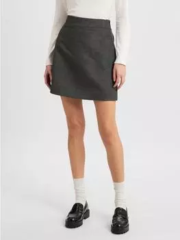 Юбка до колена Vila, антрацит