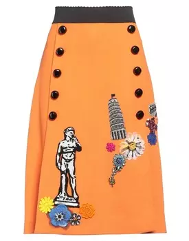 Юбка Dolce&Gabbana, оранжевый