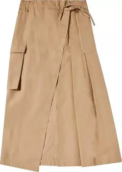 Юбка Dries Van Noten Canvas 'Beige', загар