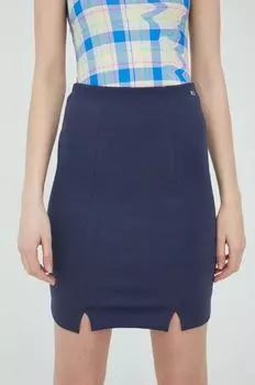 Юбка DW0DW12915.PPYY Tommy Jeans, темно-синий