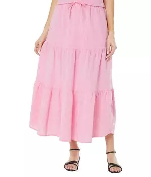 Юбка Dylan by True Grit, Prairie Cotton Linen Maxi Skirt