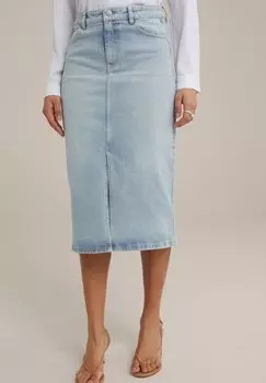 Юбка джинсовая BLUE RIDGE WE Fashion, цвет blue