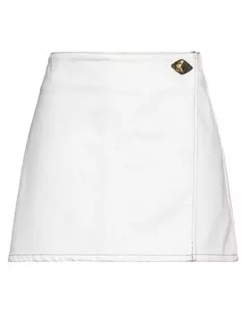 Юбка джинсовая Ganni, белый