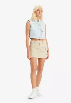 Юбка джинсовая MINI SKIRT Levi's, земля