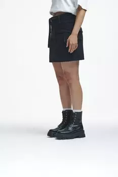Юбка джинсовая NISHA POCKET SKIRT 2Y Studios, черный деним