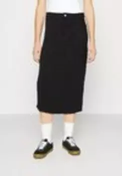 Юбка джинсовая PCJULIE Pieces, черный