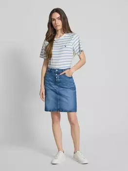 Юбка джинсовая прямого кроя из хлопковой смеси, модель «ЮБКА» s.Oliver RED LABEL