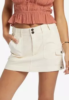 Юбка джинсовая ROLL WITH IT Roxy, цвет beige
