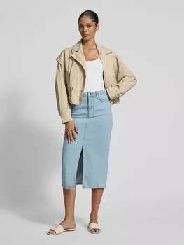 Юбка джинсовая с карманами Rich & Royal, светло-голубой