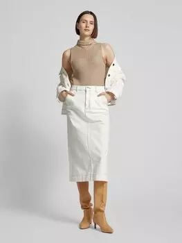 Юбка джинсовая со шлевками модель «STEFANIE» Ivy Oak, кремовый