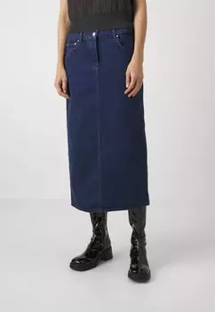 Юбка джинсовая Storm Claudie Pierlot, цвет denim mid blue