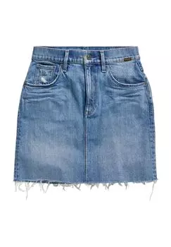 Юбка джинсовая «Виктория» с 5 карманами, женская G-STAR RAW, цвет Sun Faded