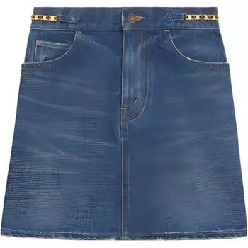 Юбка джинсовая женская Celine, синий