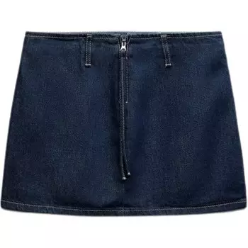Юбка джинсовая женская Deep Indigo Zara