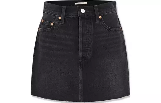 Юбка джинсовая женская дымчато-серая Levi’S