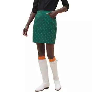 Юбка джинсовая женская Hermes, зеленый