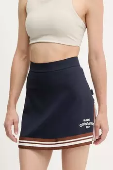 Юбка Ea7 Emporio Armani, темно-синий